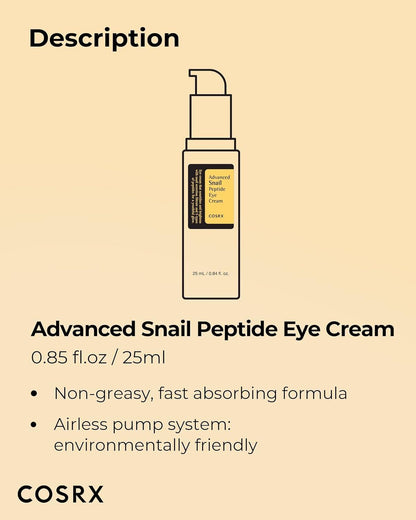 Cosrx Advanced Snail Peptide Eye Cream 25ml