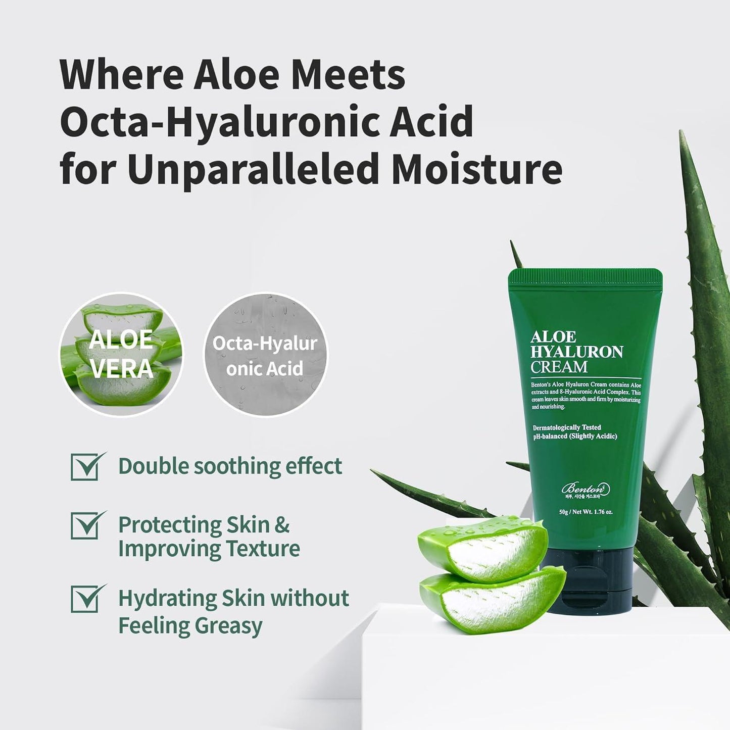 Benton ALOE HYALURON CREAM 50g