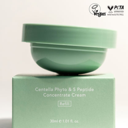 haruharuwonder Centella Phyto & 5 Peptide Concentrate Cream 30ml + Refill 30ml