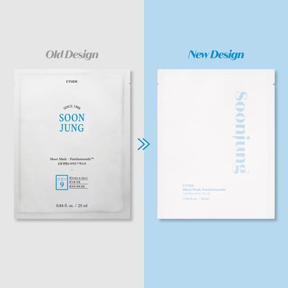 EtudeHouse SoonJung Mask Panthensoside 10 sheets