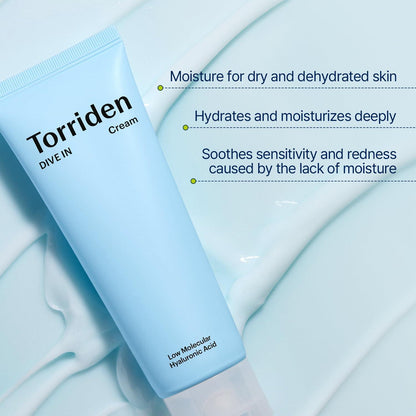 Torriden DIVE IN Low Molecular Hyaluronic Acid Cream 80ml