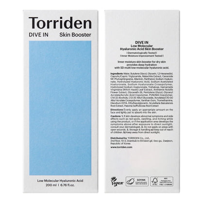 Torriden DIVE IN Low Molecular Hyaluronic Acid Toner 300ml
