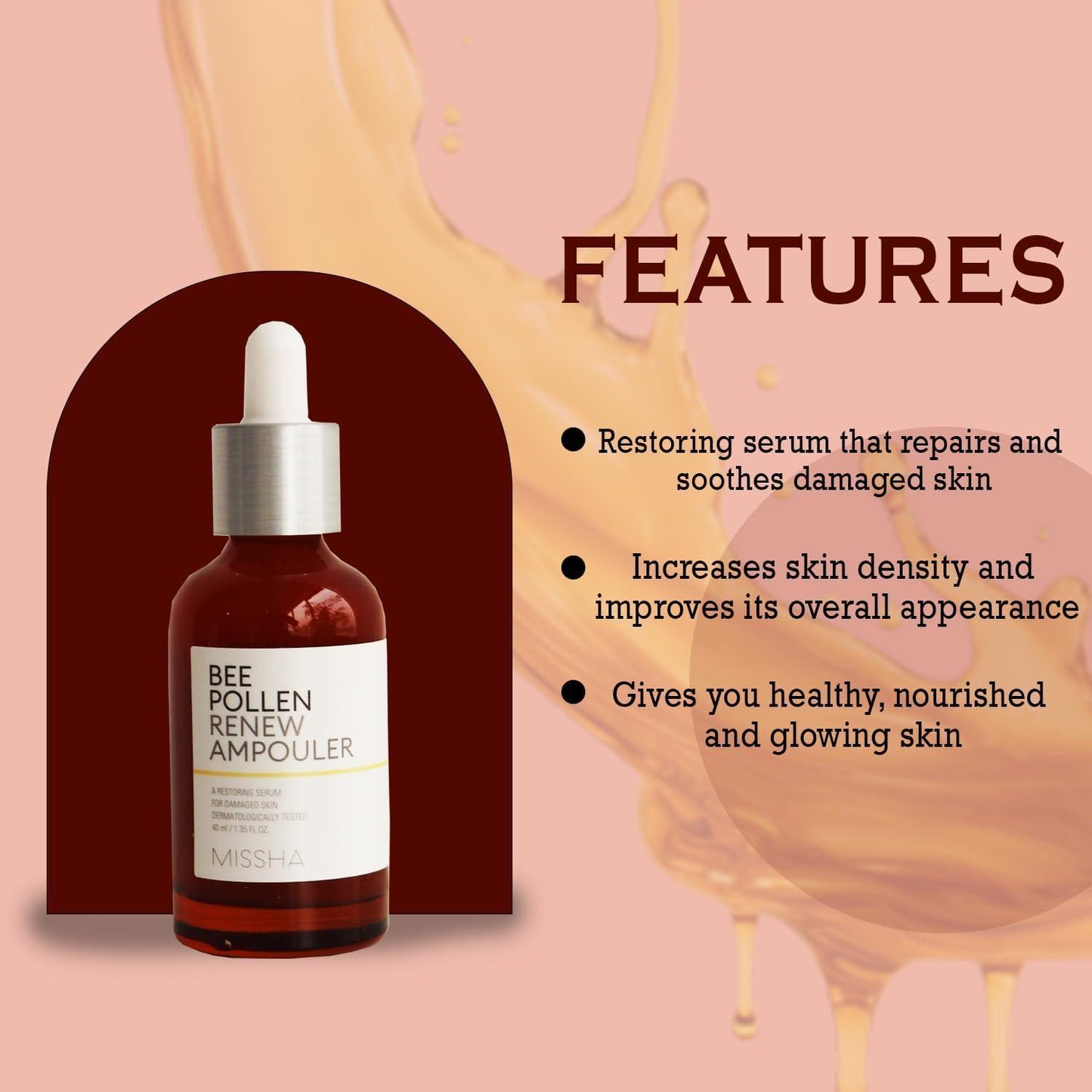Missha Bee Pollen Renew Ampouler 40ml