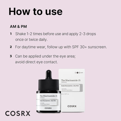 Cosrx The Niacinamide 15 Serum 20ml