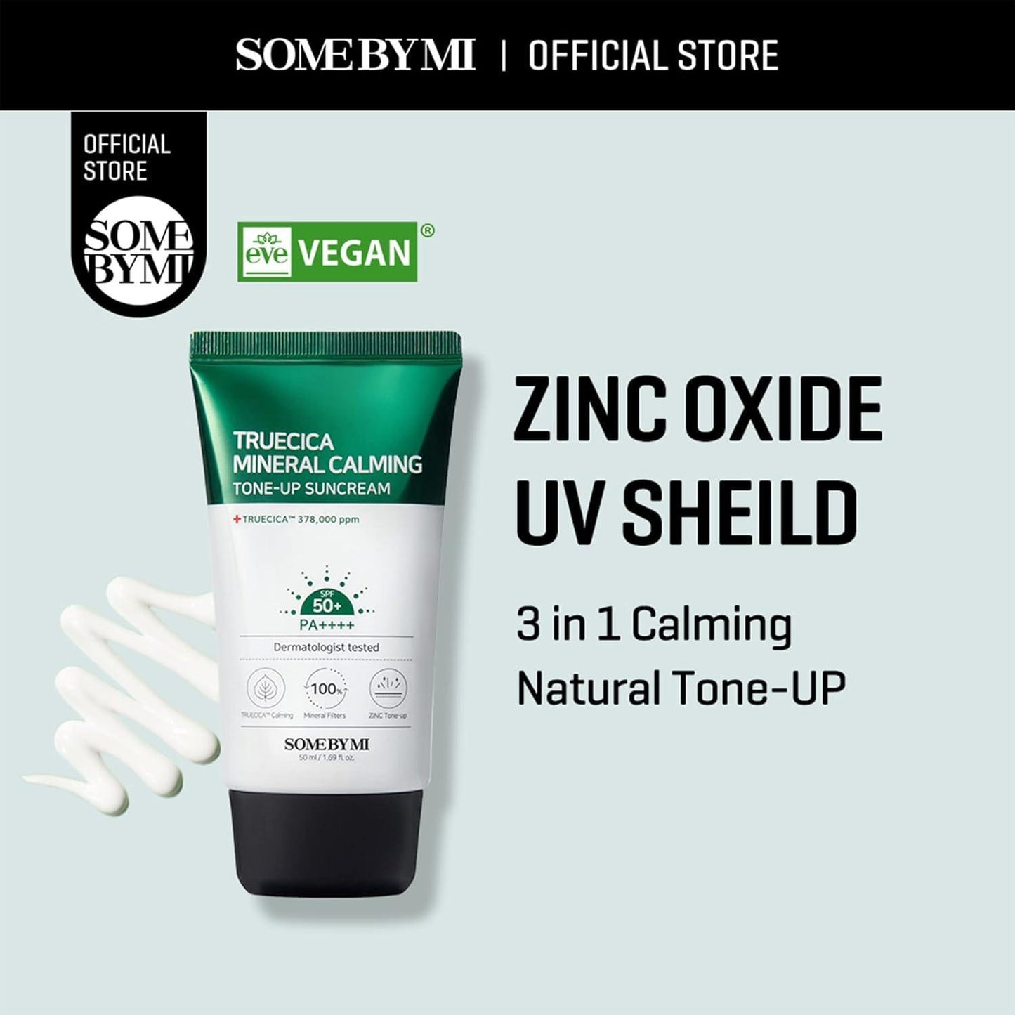 Somebymi Truecica Mineral Calming Tone-Up Suncream 50ml