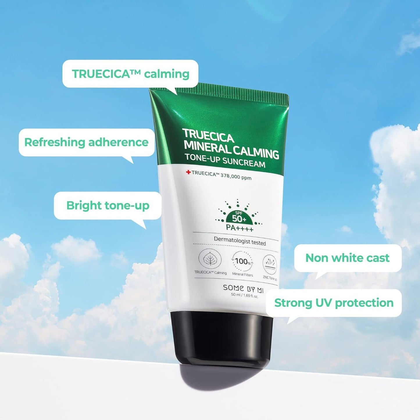 Somebymi Truecica Mineral Calming Tone-Up Suncream 50ml