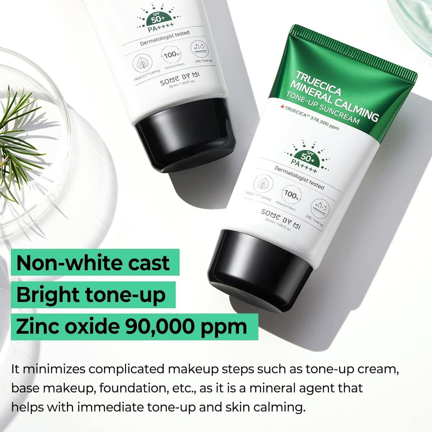 Somebymi Truecica Mineral Calming Tone-Up Suncream 50ml