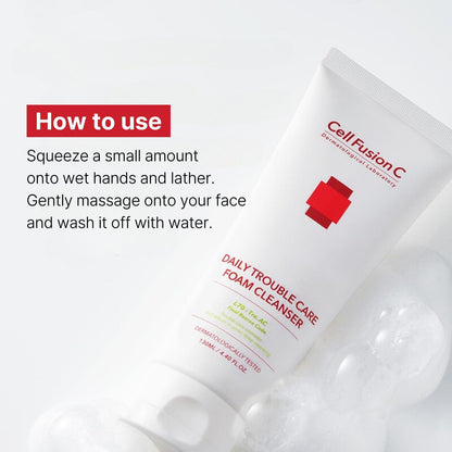 CellFusionC TRE.AC Daily Trouble Care Foam Cleanser - 130ml