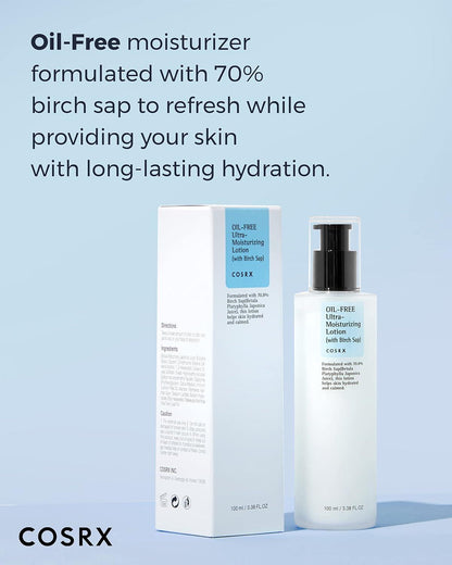 Cosrx Oil-Free Ultra-Moisturizing Lotion with Birch Sap 100ml