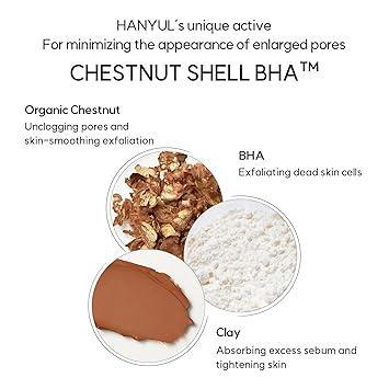 Hanyul Chestnut Shell Pore Clearing Clay Mask 100ml