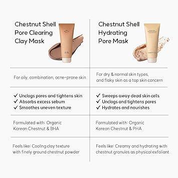 Hanyul Chestnut Shell Pore Clearing Clay Mask 100ml