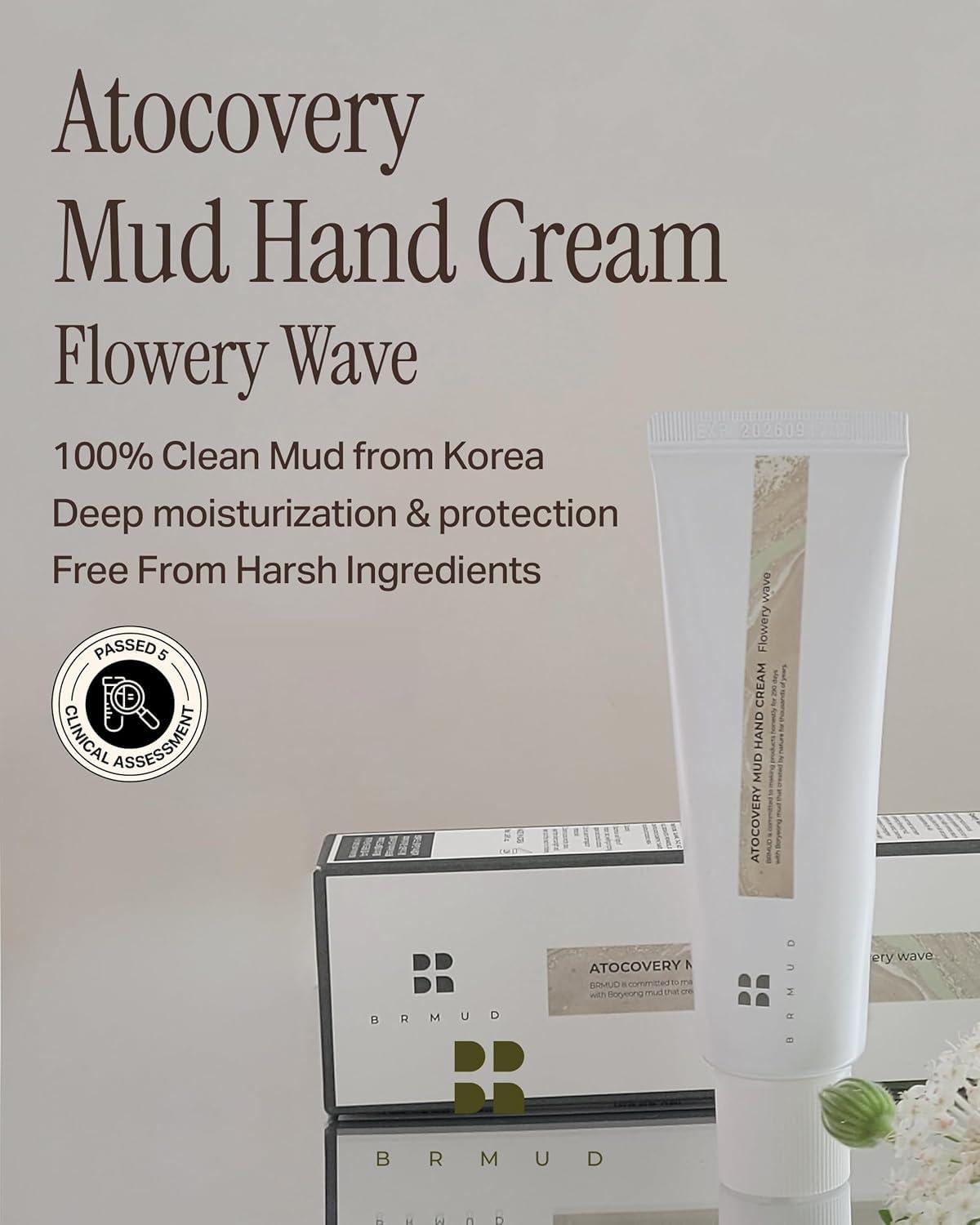 BRMUD ATOCOVERY MUD HAND CREAM  (FLOWERY WAVE) 50ml