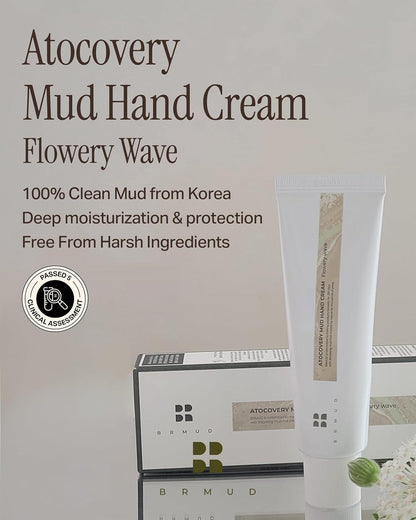 BRMUD ATOCOVERY MUD HAND CREAM  (FLOWERY WAVE) 50ml