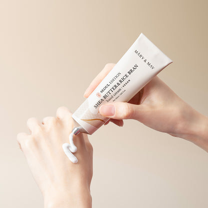 Mary&May Seoul Edition SHEA BUTTER & RICE BRAN Hand Cream 50ml
