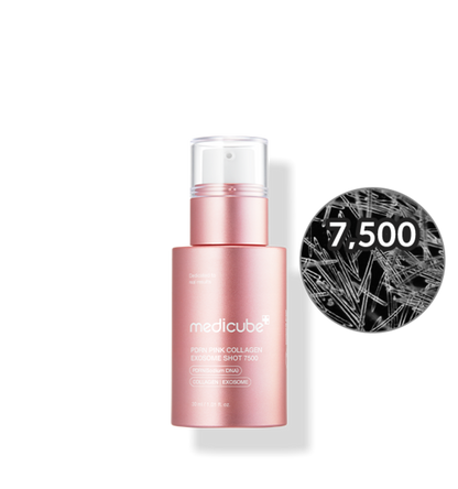 Medicube PDRN Pink Collagen exosome shot ampoule 7500 30ml
