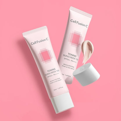 CellFusionC Toning Sunscreen 100 SPF50+/PA++++ 50ml