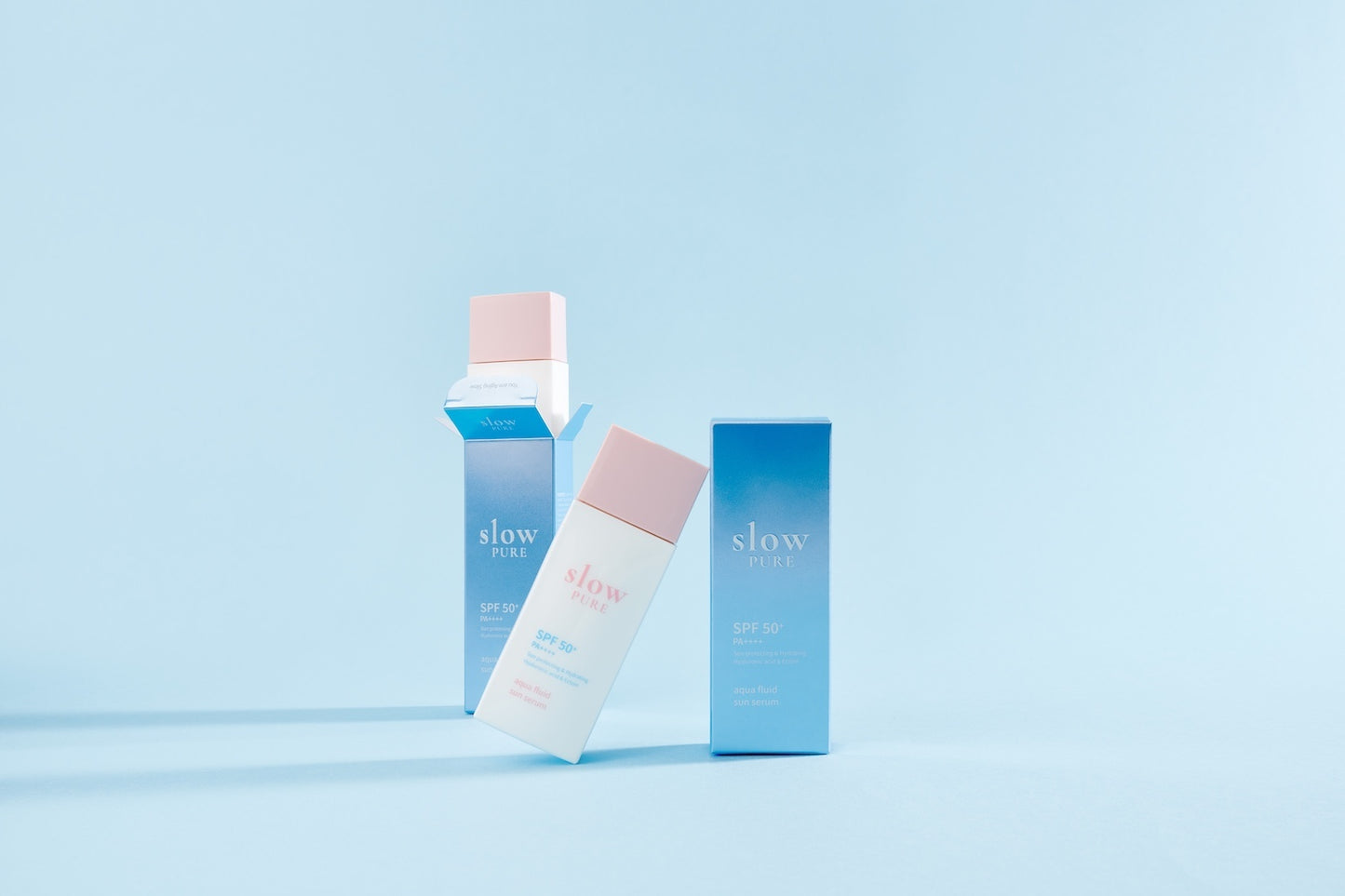 slowpure aqua fluid sun serum SPF50+ PA++++ 50ml