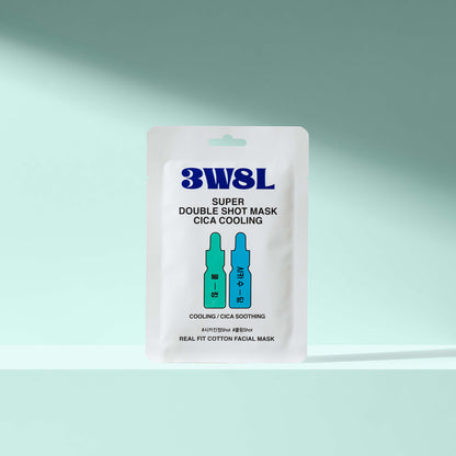 3W8L Super Double Shot Mask Cica Cooling 27ml