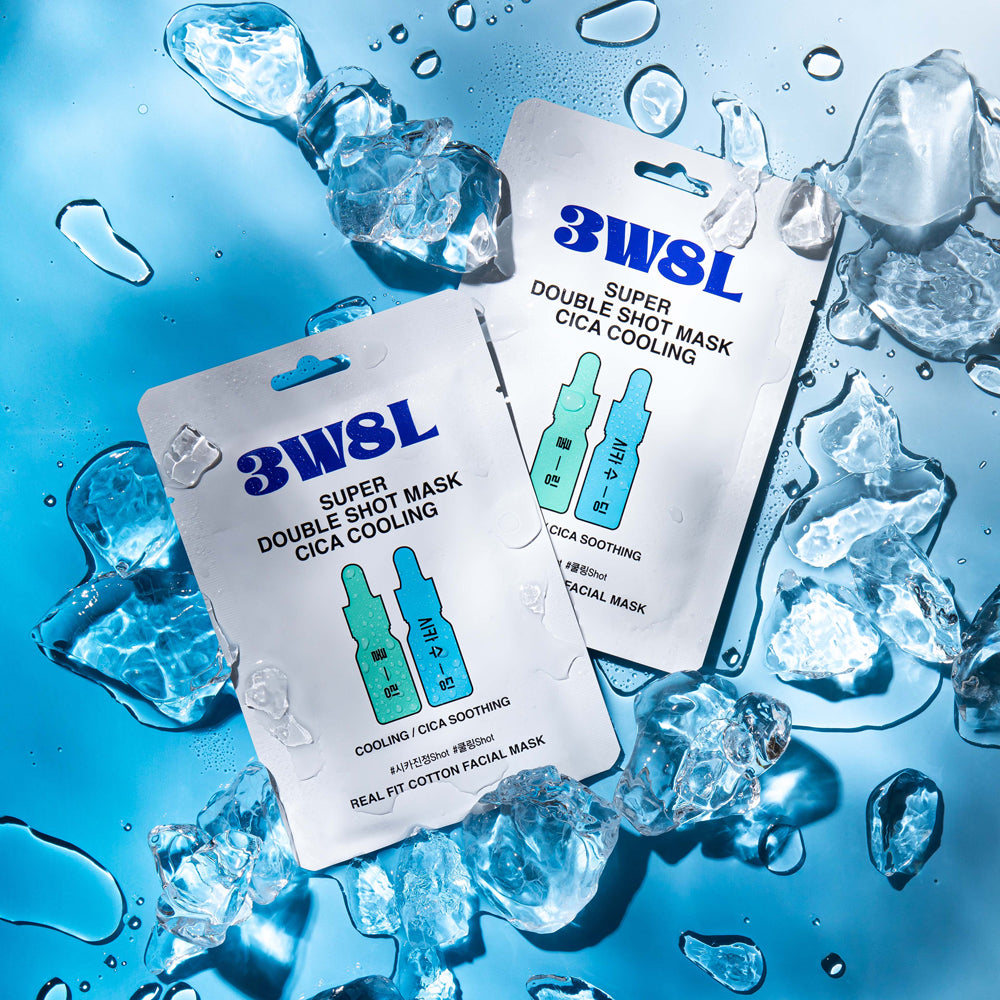 3W8L Super Double Shot Mask Cica Cooling 27ml