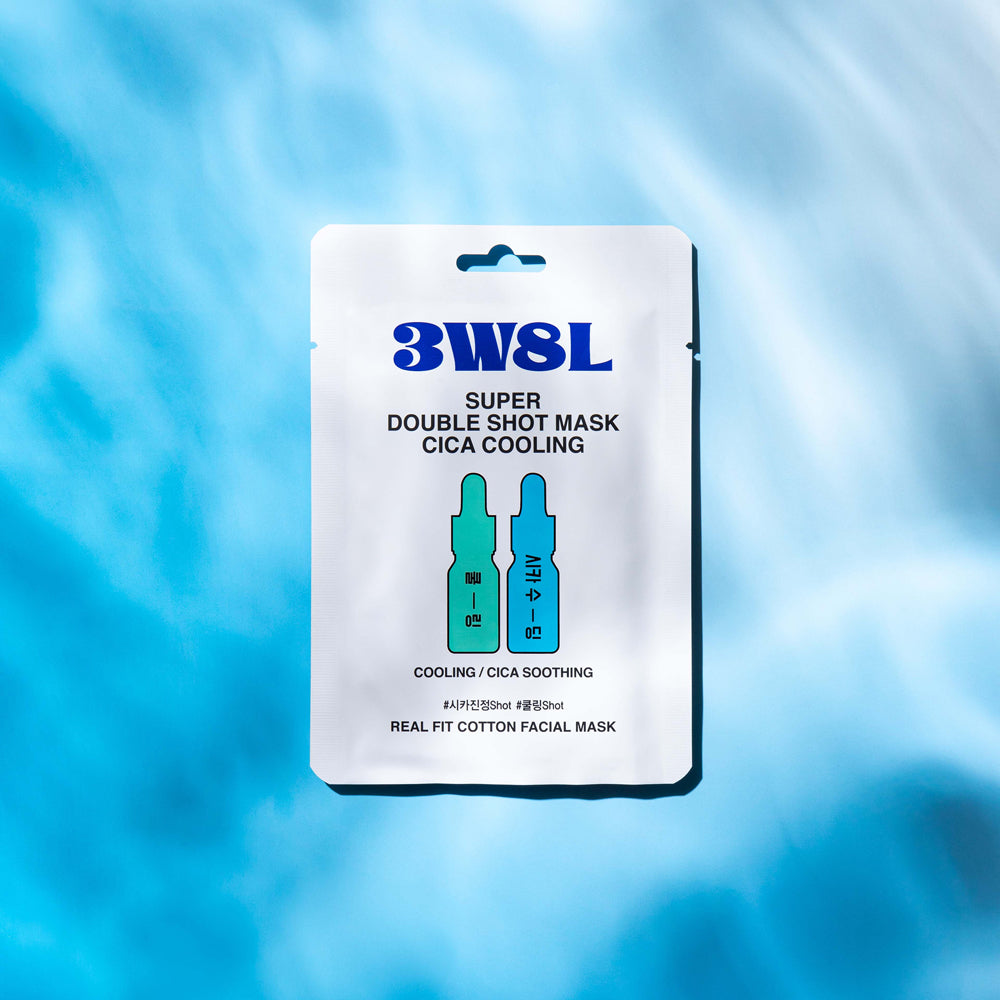 3W8L Super Double Shot Mask Cica Cooling 27ml
