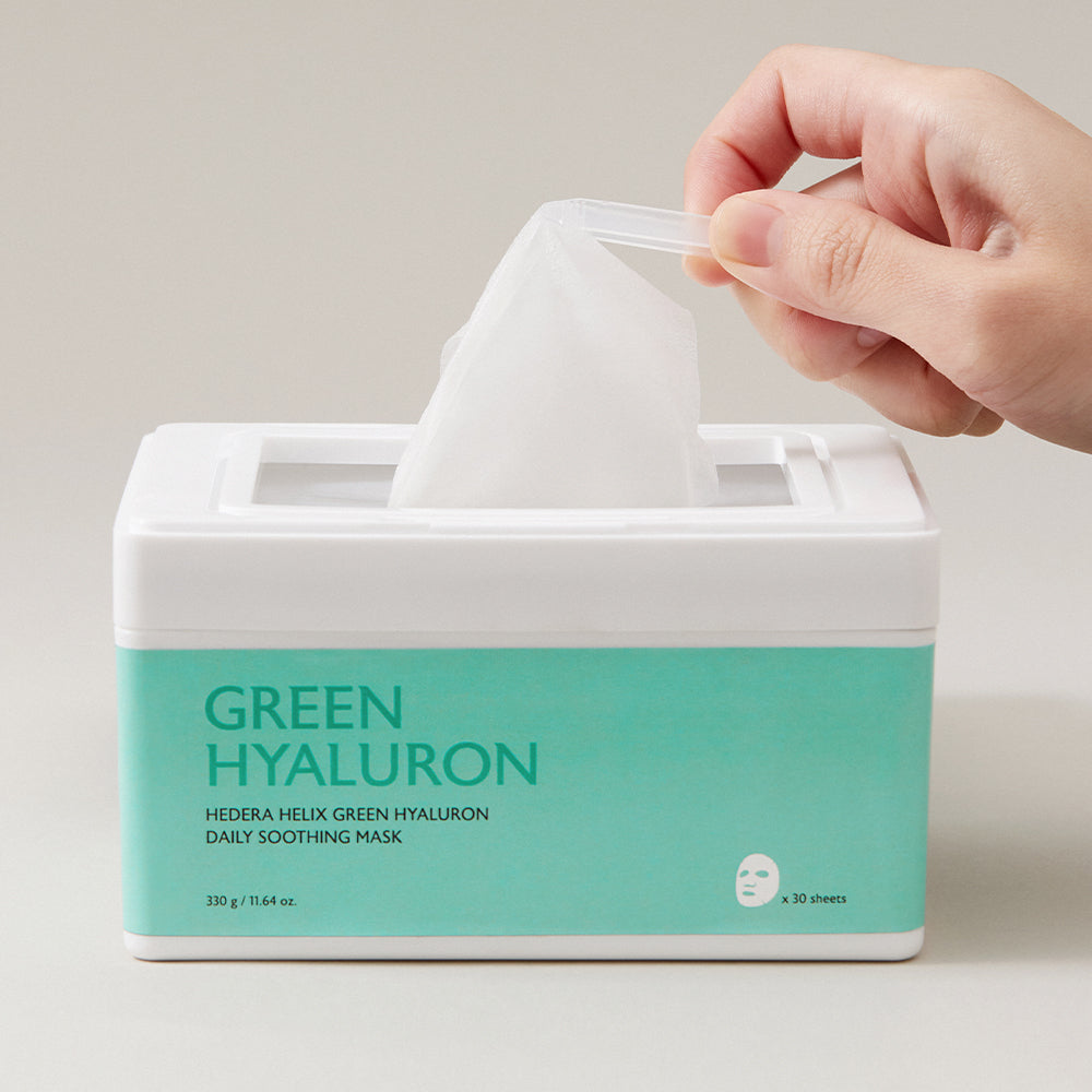 milktouch Hedera Helix Green Hyaluron Daily Soothing Mask 30 pcs