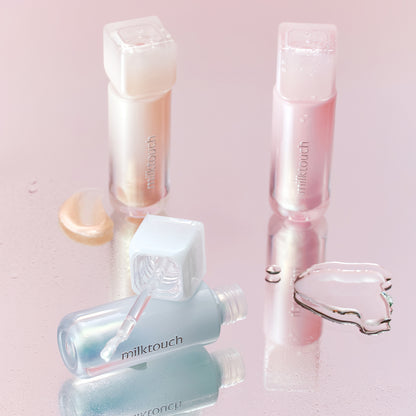 milktouch Dew Stain Sheer Aurora Gloss #02 BABY DEW 4g