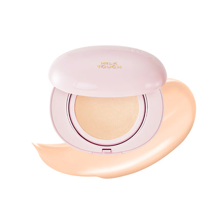milktouch All-day Skin Fit Milky Glow Cushion #19N Vanilla Ivory 15g