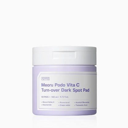 SUNGBOON EDITOR Meoru Podo Vita C Turn-over Dark Spot Pad 60pcs, 140ml