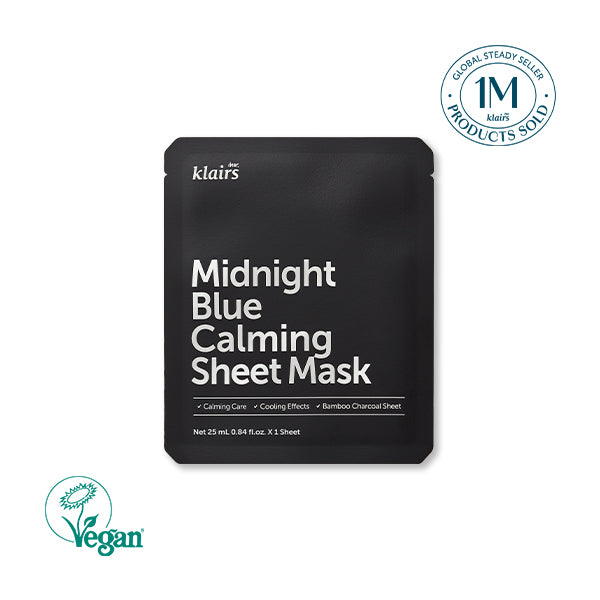 Dear Klairs Midnight Blue Calming Sheet Mask 1EA
