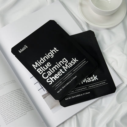 Dear Klairs Midnight Blue Calming Sheet Mask 1EA