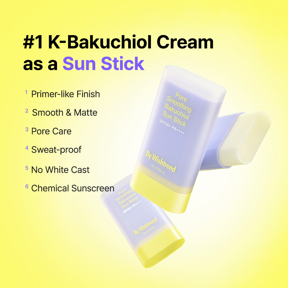 ByWishtrend Pore Smoothing Bakuchiol Sun Stick 18g