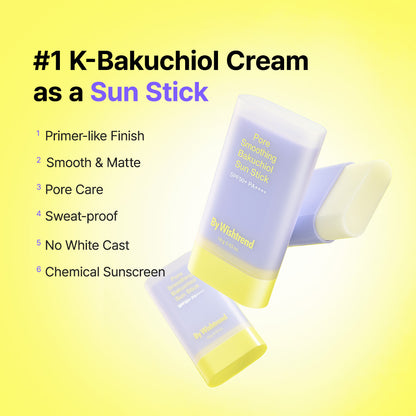 ByWishtrend Pore Smoothing Bakuchiol Sun Stick 18g