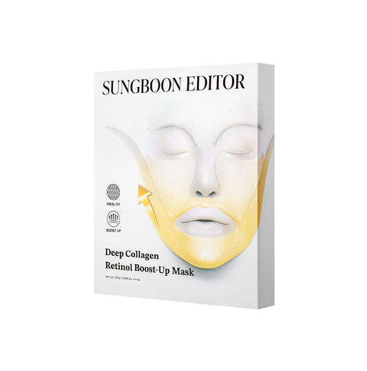 SUNGBOON EDITOR Deep Collagen Retinol Tension Boost Up Mask Set 4pcs