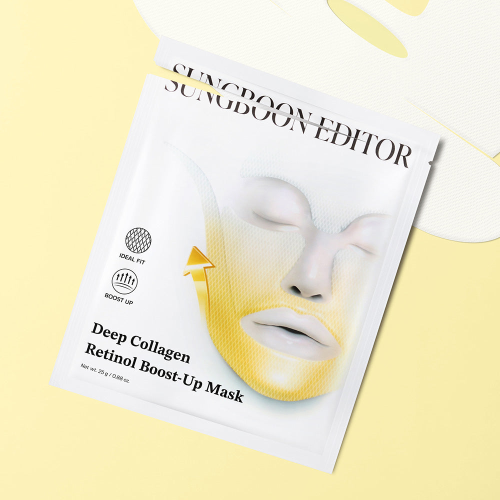 SUNGBOON EDITOR Deep Collagen Retinol Tension Boost Up Mask Set 4pcs