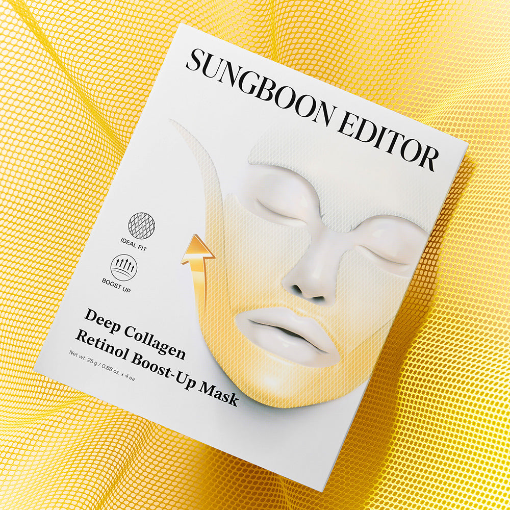 SUNGBOON EDITOR Deep Collagen Retinol Tension Boost Up Mask Set 4pcs