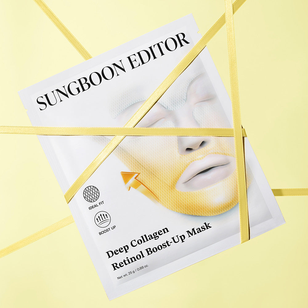 SUNGBOON EDITOR Deep Collagen Retinol Tension Boost Up Mask Set 4pcs