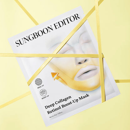 SUNGBOON EDITOR Deep Collagen Retinol Tension Boost Up Mask Set 4pcs