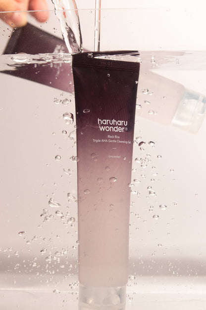 haruharuwonder Black Rice Triple AHA Gentle Cleansing Gel Unscented 100ml