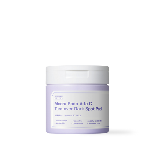 SUNGBOON EDITOR Meoru Podo Vita C Turn-over Dark Spot Pad 60pcs, 140ml