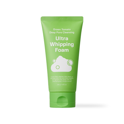 SUNGBOON EDITOR Green Tomato Deep Pore Cleansing Ultra Whipping Foam 120g