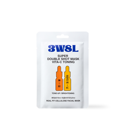 3W8L Super Double Shot Mask VitaC Toning 27ml