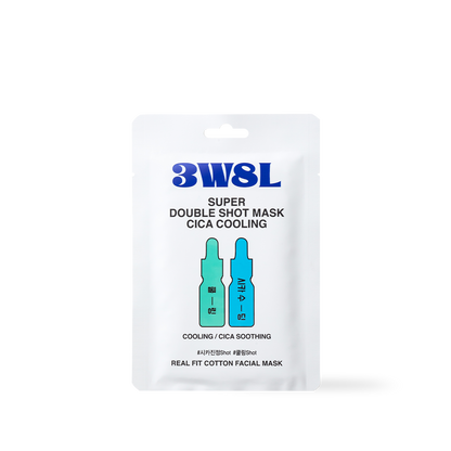 3W8L Super Double Shot Mask Cica Cooling 27ml
