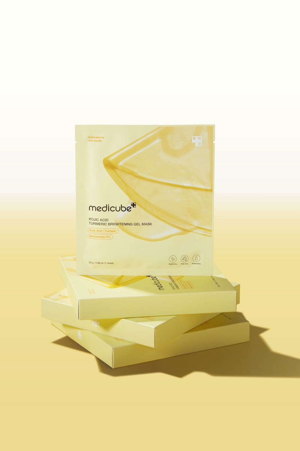 Medicube Kojic Acid Turmeric Brightening Gel Mask 4EA
