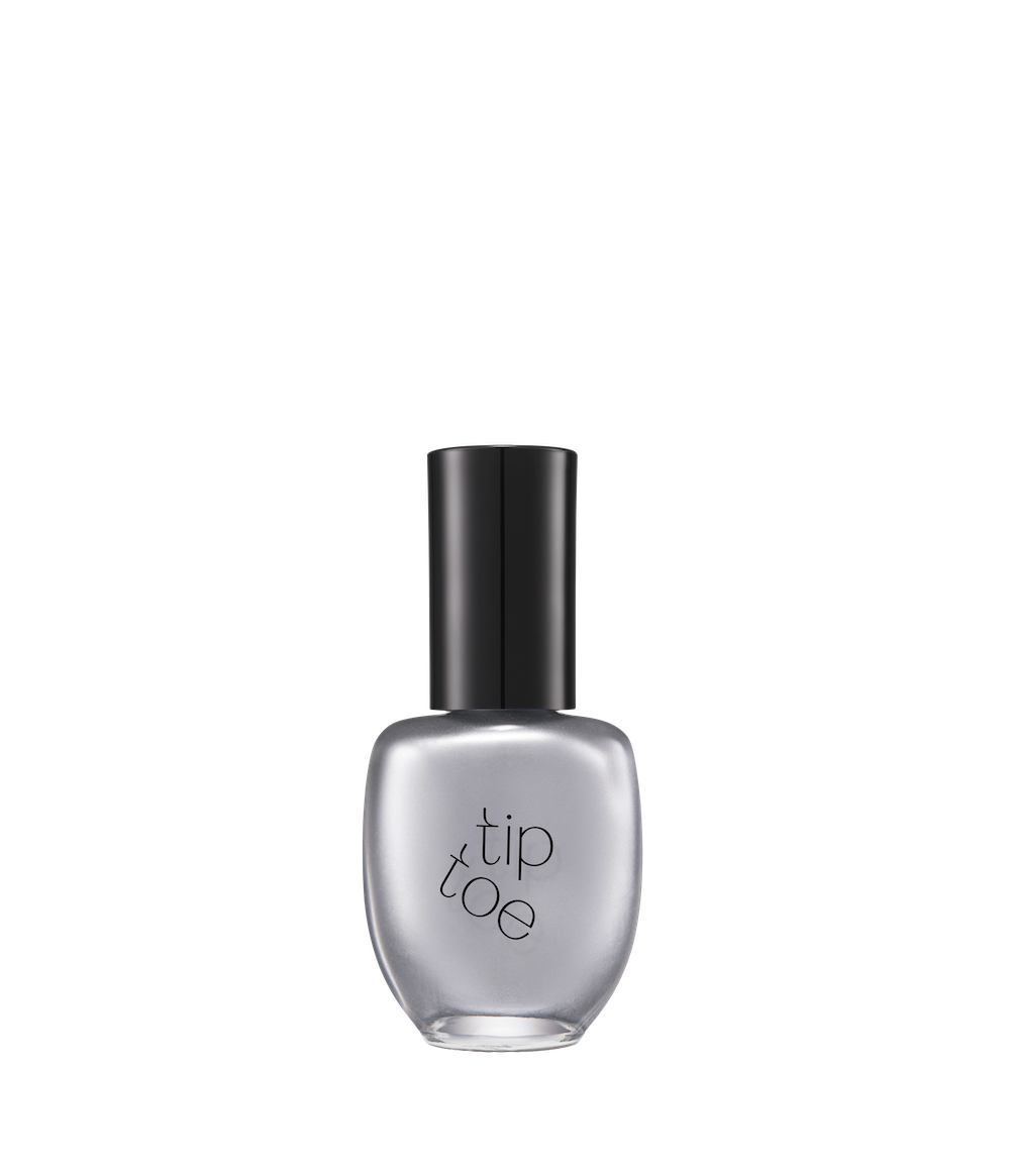 Tiptoe Nail Polish 303 Silver Shaker 10g