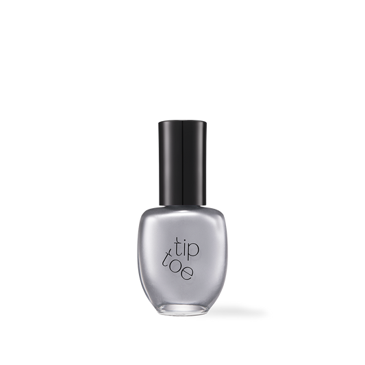 Tiptoe Nail Polish 303 Silver Shaker 10g