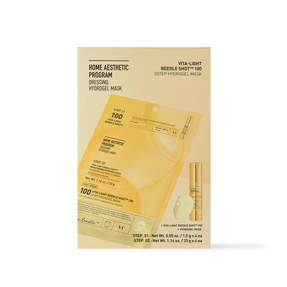 VT Cosmetics VITA-LIGHT Reedle Shot 100 2STEP Hydrogel Mask - 2type