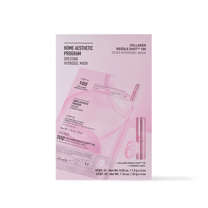 VT Cosmetics COLLAGEN Reedle Shot 100 2STEP Hydrogel Mask - 2type