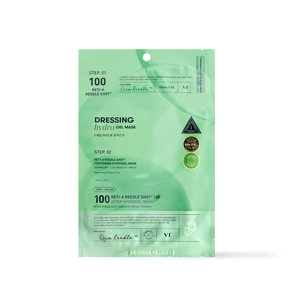 VT Cosmetics RETI-A Reedle Shot 100 2STEP Hydrogel Mask 1ea