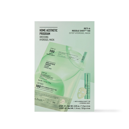 VT Cosmetics RETI-A Reedle Shot 100 2STEP Hydrogel Mask 4ea