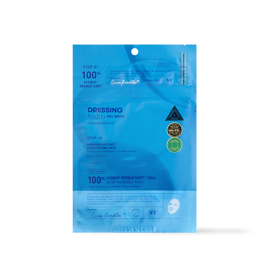 VT Cosmetics HYDROP Reedle Shot 100hl 2STEP Hydrogel Mask 1ea